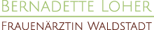 Bernadette Loher - Ihre Frauenärztin in Potsdam-Waldstadt